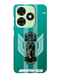 Чехол для TECNO Pop 8 с картинкой «Mercedes AMG Petronas»