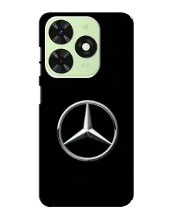 Чехол для TECNO Pop 8 с картинкой «Mercedes классический лого»