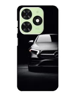 Чехол для TECNO Pop 8 с картинкой «Свет фар Mercedes»