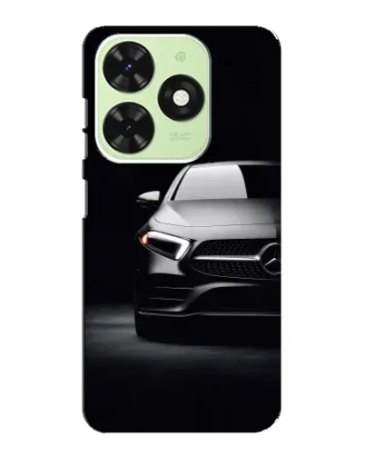 Чехол для TECNO Pop 8 с картинкой «Свет фар Mercedes»