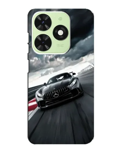 Чехол для TECNO Pop 8 с картинкой «Гоночный Mercedes AMG»