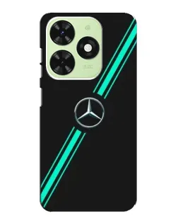 Чехол для TECNO Pop 8 с картинкой «Спортивные линии Mercedes»