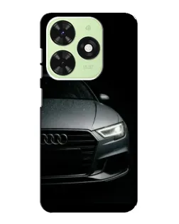 Чехол для TECNO Pop 8 с картинкой «Audi — детализация кузова»