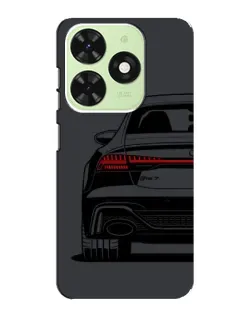 Чехол для TECNO Pop 8 с картинкой «Задняя часть Audi — арт»