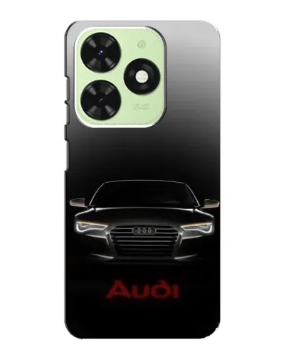 Чехол для TECNO Pop 8 с картинкой «Audi — градиентный контур»