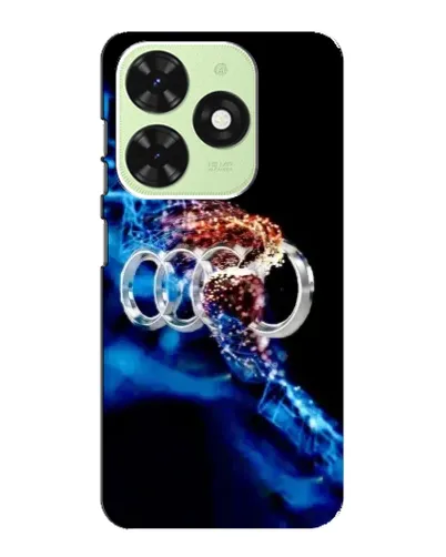 Чехол для TECNO Pop 8 с картинкой «Энергия лого Audi»