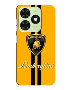 Чехол для TECNO Pop 8 с картинкой «Lamborghini Stripe желтый» Чехол для TECNO Pop 8 с картинкой «Lamborghini Stripe желтый»