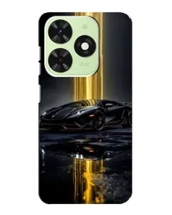 Чехол для TECNO Pop 8 с картинкой «Ночной Lamborghini драйв»