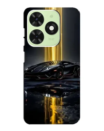Чехол для TECNO Pop 8 с картинкой «Ночной Lamborghini драйв»