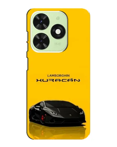 Чехол для TECNO Pop 8 с картинкой «Lamborghini Huracan черный»