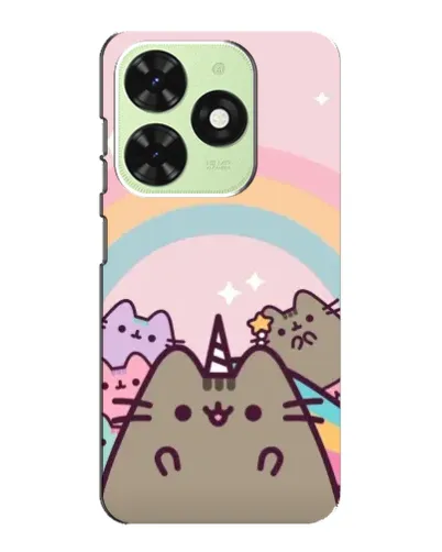 Чехол для TECNO Pop 8 с картинкой «Единорог Pusheen» Чехол для TECNO Pop 8 с картинкой «Единорог Pusheen»