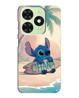Чехол для TECNO Pop 8 с картинкой «Стич на серфе» Чехол для TECNO Pop 8 с картинкой «Стич на серфе»
