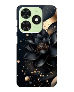 Чохол для TECNO Pop 8 з картинкою «Чорний лотос»