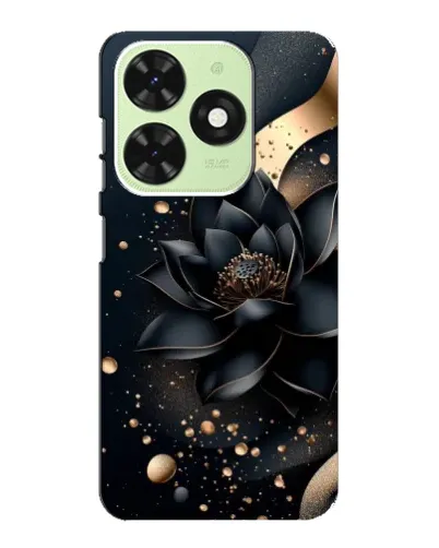 Чохол для TECNO Pop 8 з картинкою «Чорний лотос»