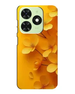 Чохол для TECNO Pop 8 з картинкою «Золоті пелюстки»
