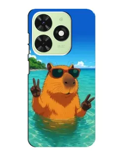 Чохол для TECNO Pop 8 з картинкою «Морська капібара» Чохол для TECNO Pop 8 з картинкою «Морська капібара»