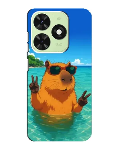 Чохол для TECNO Pop 8 з картинкою «Морська капібара»