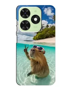 Чохол для TECNO Pop 8 з картинкою «Капібара на морі» Чохол для TECNO Pop 8 з картинкою «Капібара на морі»