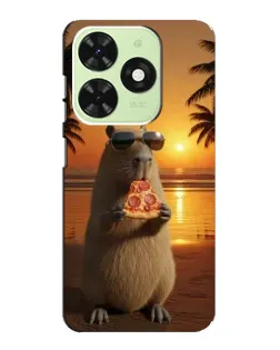 Чохол для TECNO Pop 8 з картинкою «Капібара з піцою» Чохол для TECNO Pop 8 з картинкою «Капібара з піцою»