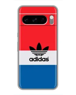 Чехол для TECNO Pop X с картинкой «Ретро блоки Adidas»