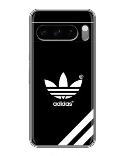 Чехол для TECNO Pop X с картинкой «Adidas с диагональными полосами»