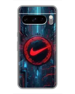 Чехол для TECNO Pop X с картинкой «Техногенный стиль Nike»