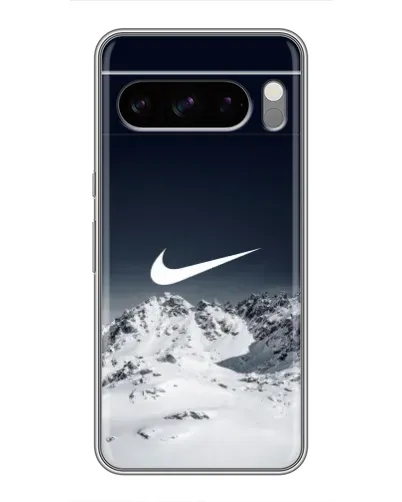 Чехол для TECNO Pop X с картинкой «Nike — зимние горы» Чехол для TECNO Pop X с картинкой «Nike — зимние горы»