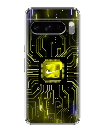 Чехол для TECNO Pop X с картинкой «Nike — золотая искра» Чехол для TECNO Pop X с картинкой «Nike — золотая искра»