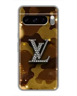 Чехол для TECNO Pop X с картинкой «Камуфляжный Louis Vuitton»