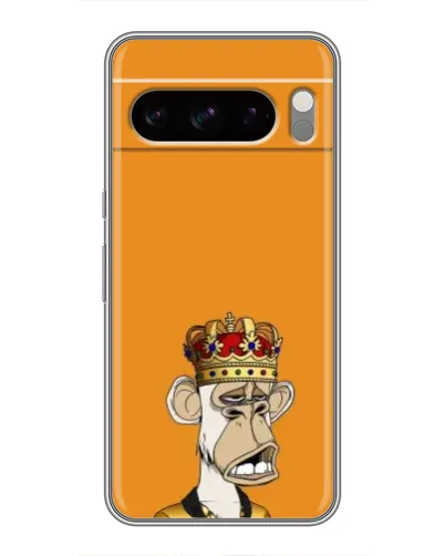 Чехол для TECNO Pop X с картинкой «Золотая обезьяна Bored Ape»
