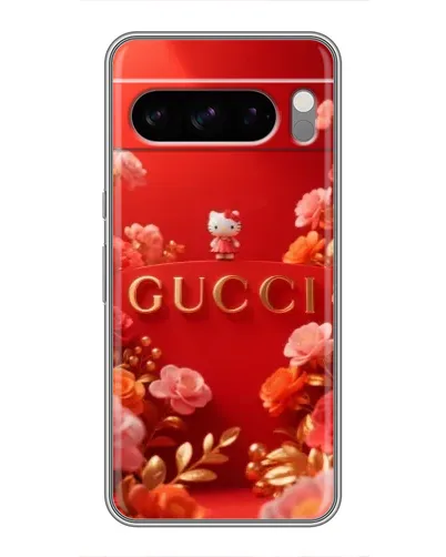 Чехол для TECNO Pop X с картинкой «Gucci — золотой сад»