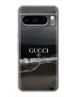 Чехол для TECNO Pop X с картинкой «Gucci — морской прибой»
