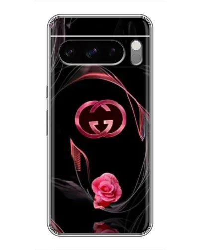 Чехол для TECNO Pop X с картинкой «Gucci — неоновая роза»