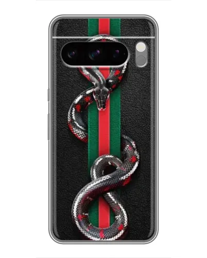 Чехол для TECNO Pop X с картинкой «Gucci — змея на полосе» Чехол для TECNO Pop X с картинкой «Gucci — змея на полосе»