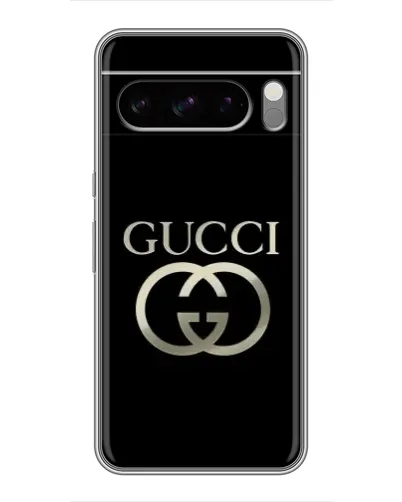 Чехол для TECNO Pop X с картинкой «Gucci — золото на черном» Чехол для TECNO Pop X с картинкой «Gucci — золото на черном»