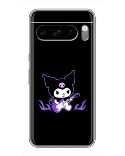 Чехол для TECNO Pop X с картинкой «Электрическая Kuromi»