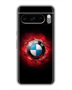 Чохол для TECNO Pop X з картинкою «Логотип BMW — спалах»