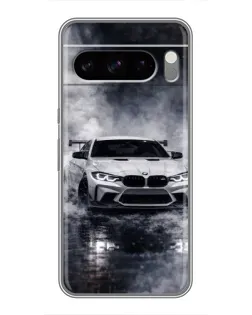 Чохол для TECNO Pop X з картинкою «BMW крізь туман»