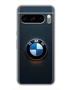 Чохол для TECNO Pop X з картинкою «Логотип BMW — мінімалізм»
