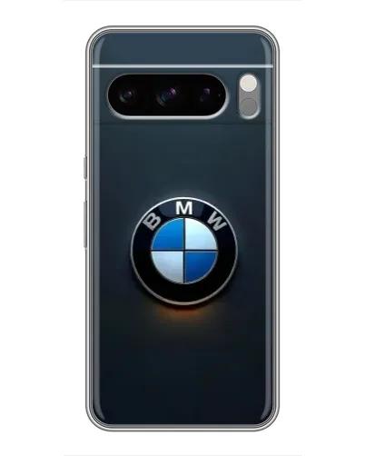 Чохол для TECNO Pop X з картинкою «Логотип BMW — мінімалізм»