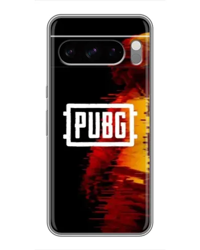 Чехол для TECNO Pop X с картинкой «Яркий логотип PUBG»
