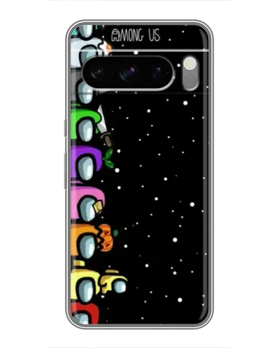 Чехол для TECNO Pop X с картинкой «Команда Among Us»