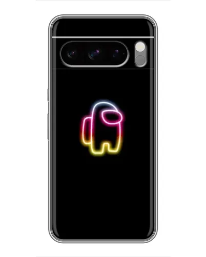 Чехол для TECNO Pop X с картинкой «Among Us градиент»