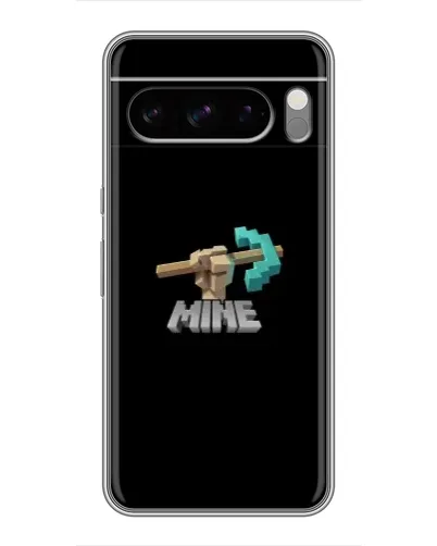 Чехол для TECNO Pop X с картинкой «Алмазная кирка»