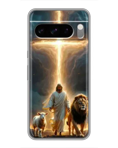 Чехол для TECNO Pop X с картинкой «Лев Иуды и Свет»