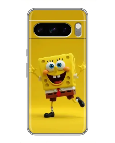 Чехол для TECNO Pop X с картинкой «Позитивный Губка Боб»