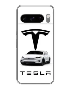 Чохол для TECNO Pop X з картинкою «Tesla White Style»