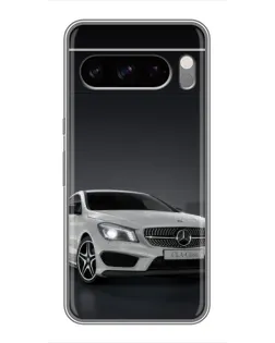 Чохол для TECNO Pop X з картинкою «Mercedes AMG GT Silver»