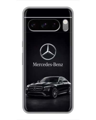 Чохол для TECNO Pop X з картинкою «Mercedes — решітка радіатора»