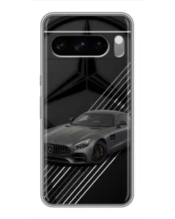 Чохол для TECNO Pop X з картинкою «Mercedes AMG — графіка»